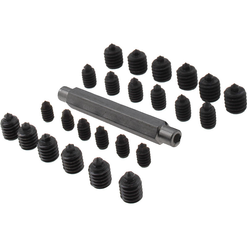 Center-Locating Transfer Punch For Threaded Holes 4 Size Set (1/4 -20 5/16 -18 3/8 -16 7/16 -14)