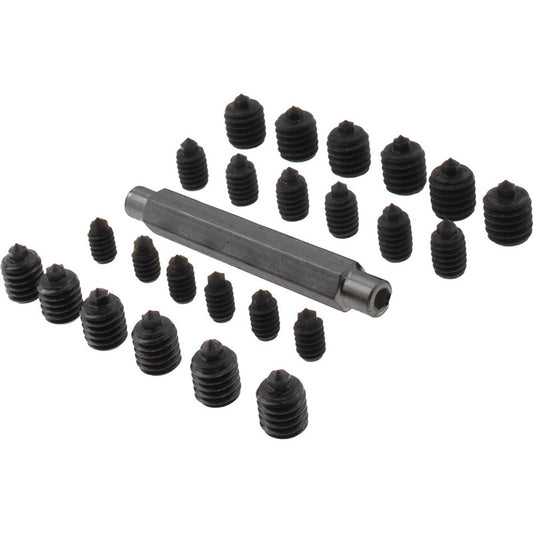 Center-Locating Transfer Punch For Threaded Holes 4 Size Set (1/4 -20 5/16 -18 3/8 -16 7/16 -14)