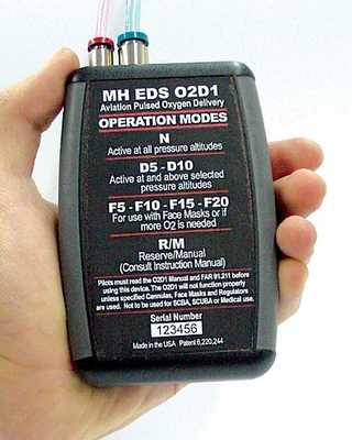 Mountain High 1 Place Eds-O2D1 Oxygen Sys With Cff-480