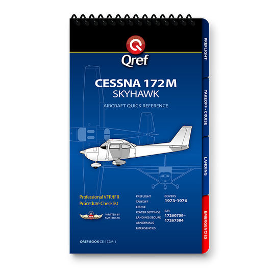 Cessna 172M QREF Book