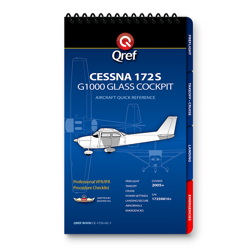 Cessna 172S G1000 QREF Book