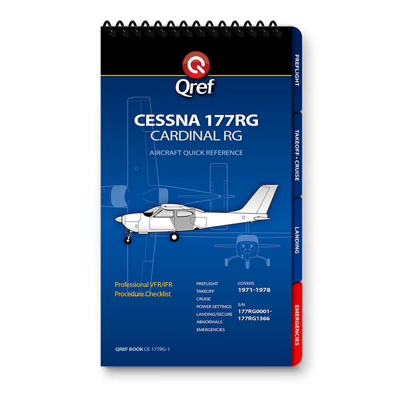 Cessna 177Rg QREF Book