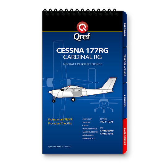 Cessna 177Rg QREF Book