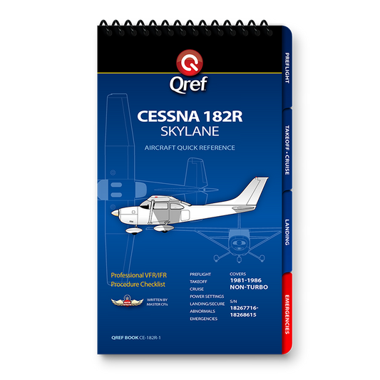 Cessna 182R QREF Book