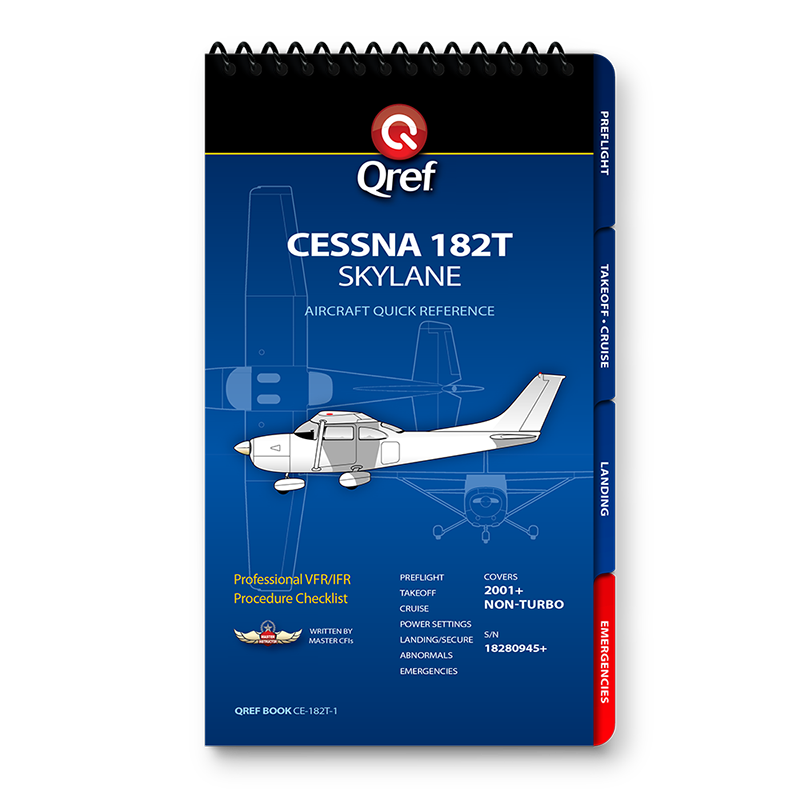 Cessna 182T Analog QREF Book