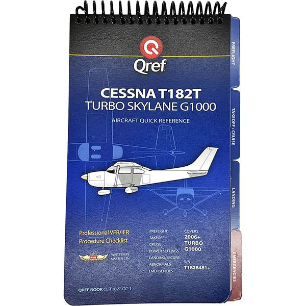 Cessna Turbo 182T G1000 QREF Book