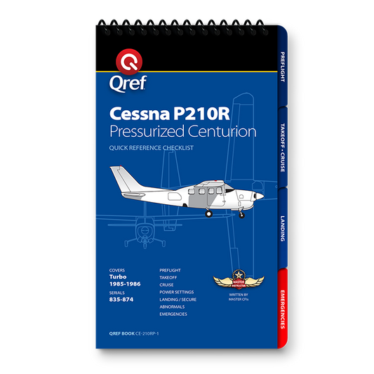 QREF Book Cessna P210R Press