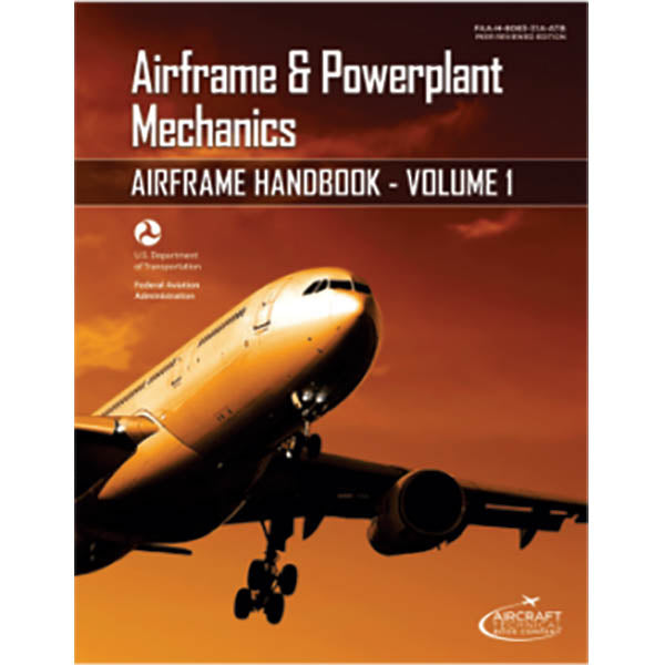 FAA-H-8083-31A-Atb Vol. 1 A&P Airframe Handbook Paperback