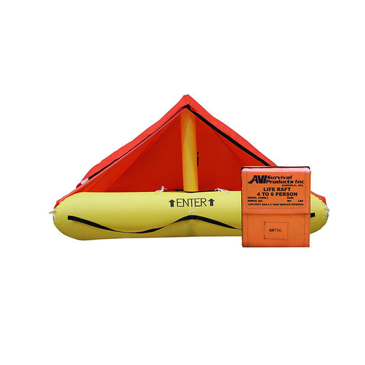 Avi Non-TSO 4 Person Life Raft With Canopy 1400B-3