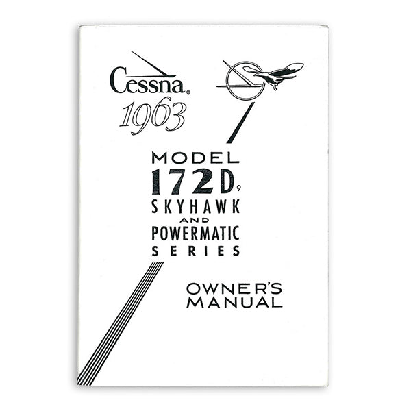 Cessna 172D & Skyhawk 1963 Owners Manual