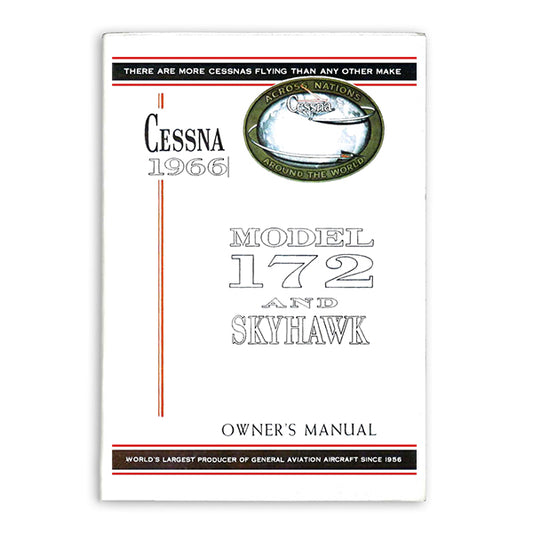 Cessna 172G & Skyhawk 1966 Owners Manual