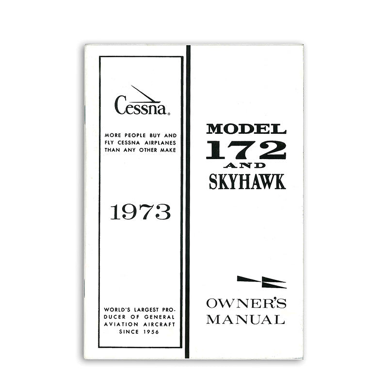 Cessna 172M & Skyhawk 1973 Owners Manual