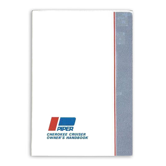 Piper PA28-140 Cherokee 1964-68 Owners Manual