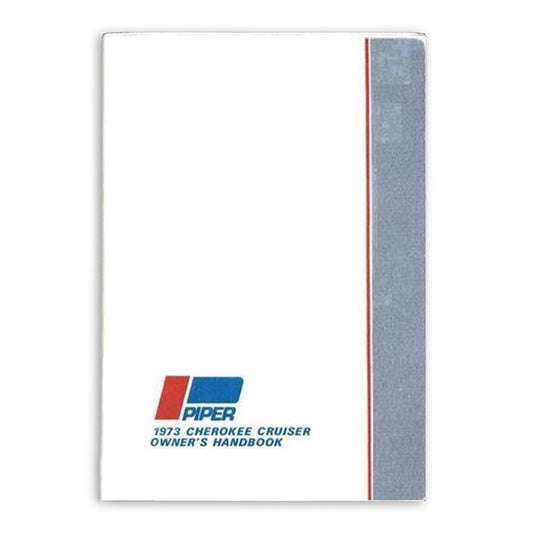Piper PA28-140 Cherokee Cruiser 1973 Owners Manual