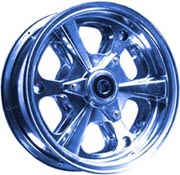 8 Aluminum Wheel- 3/4 Bearing