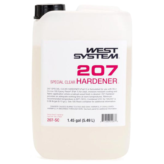 West System 207-Sc Special Clear Hardener - 1 Gallon