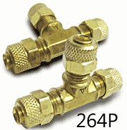 Brass Union Tee 264P-03