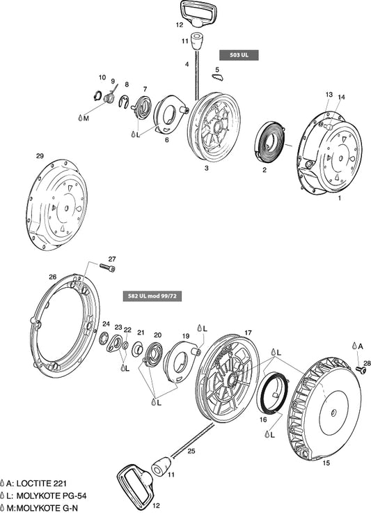 ROTAX 945-770 SNAP RING AV 17