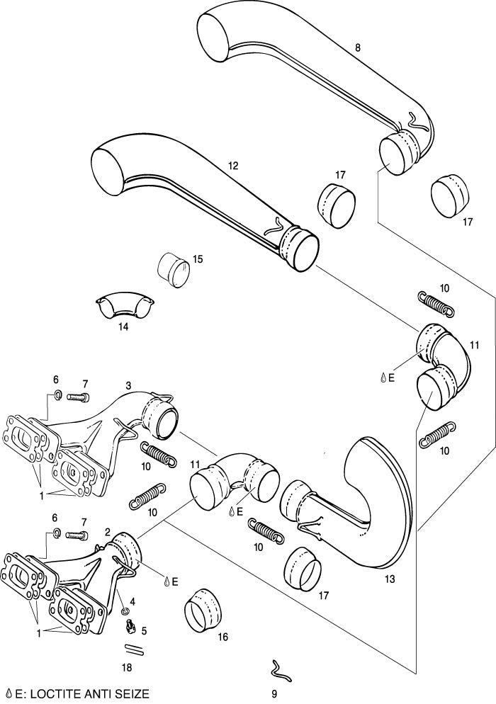 ROTAX 879-920 OUTLET ELBOW ASSY.,