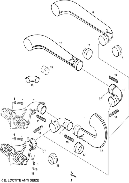 ROTAX 879-920 OUTLET ELBOW ASSY.,