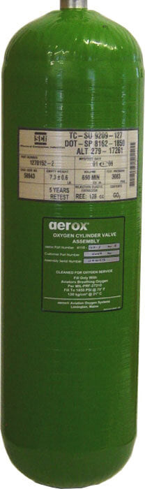Aerox 4110-200-2 Composite / Kevlar Cylinder - 50 Cubic Feet