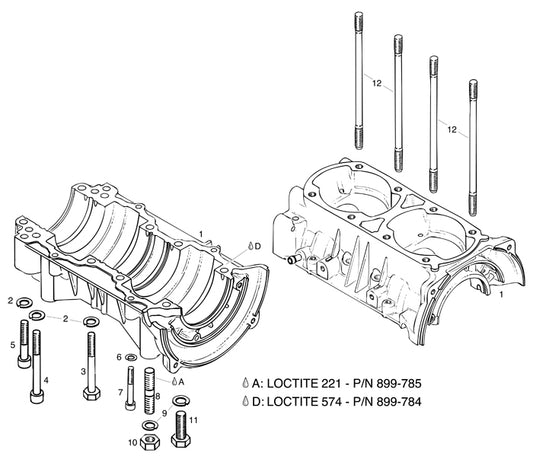 ROTAX 241-816 ALLEN SCREW M6X40 DIN 912