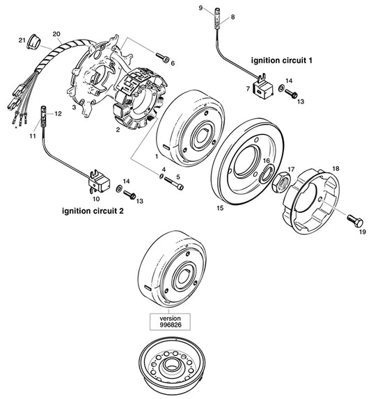 ROTAX 960-288 CABLE CROMMET 20,5/11