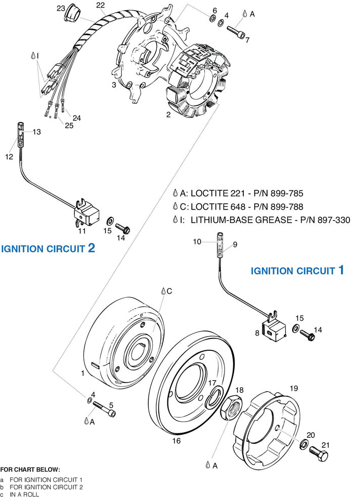 ROTAX 996-827 MAGNETO FLYWHEEL P12W200