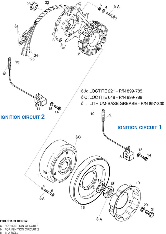 ROTAX 996-827 MAGNETO FLYWHEEL P12W200
