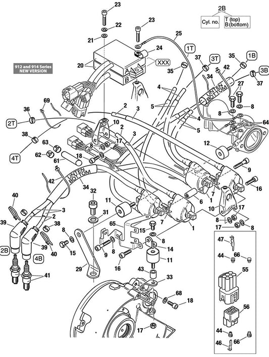 ROTAX 965-788 MASS CABLE ASSY.,