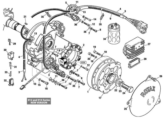 ROTAX 847-660 SPACER 5,2/12/7,4