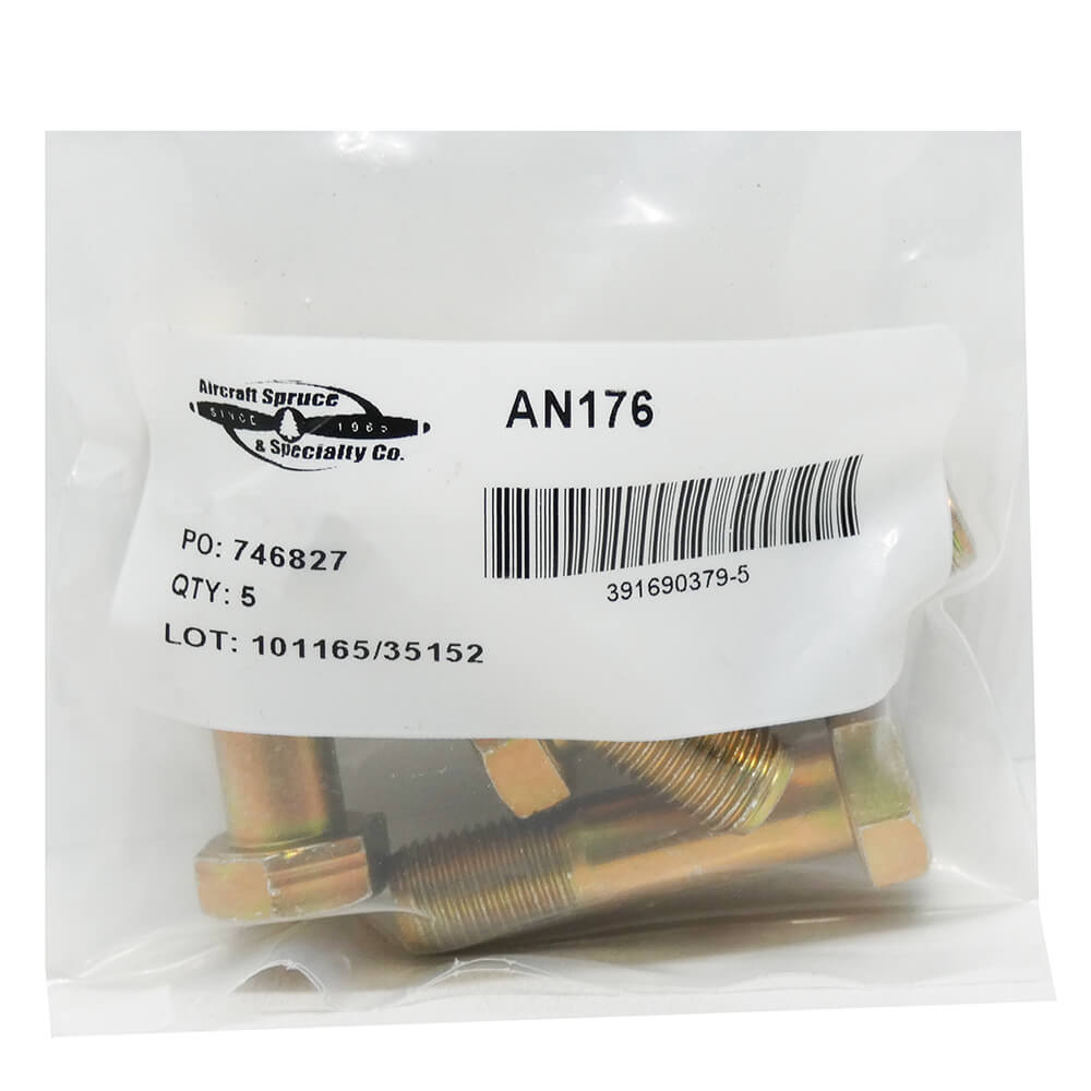 Close Tolerance Bolt AN176-13A (Pack Of 5)