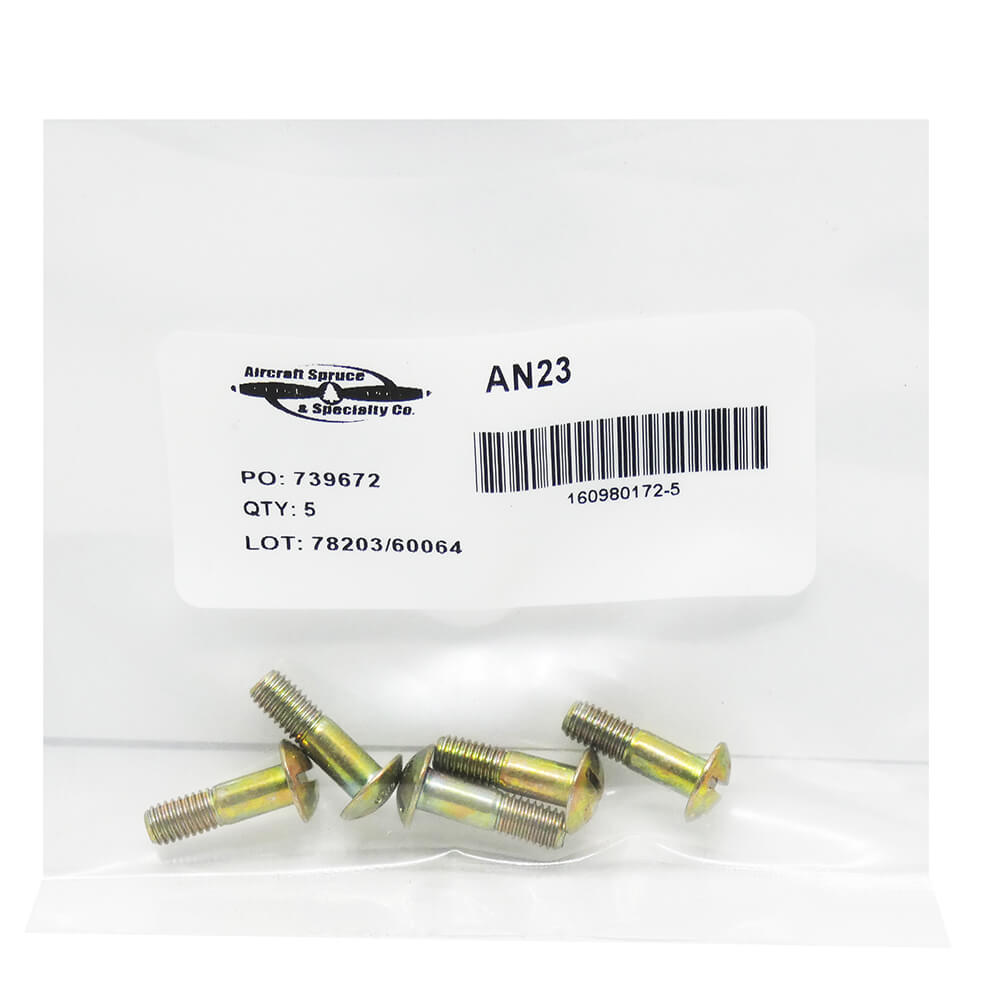 Clevis Bolt Drilled AN23-18 (Pack Of 5)