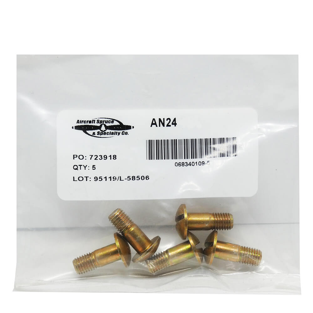 Clevis Bolt Undrilled AN24-10A (Pack Of 5)
