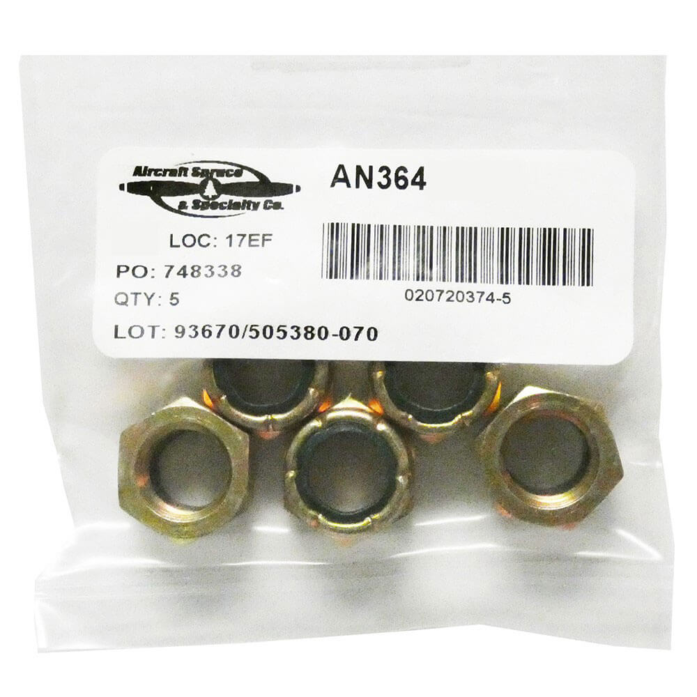Nut, Elastic Stop MS21083N8 (Pack Of 5)