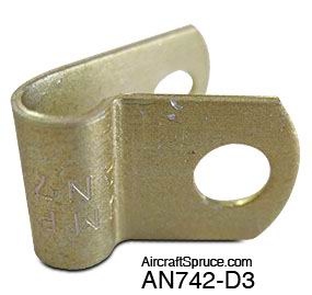Plain Clamp AN742-D15 Alum
