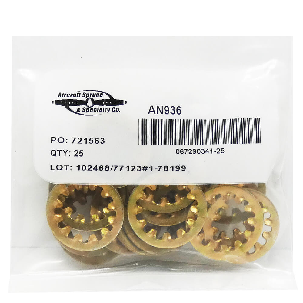 Washer,Lock MS35335-58 Type B Stainless Steel (Pack Of 25)