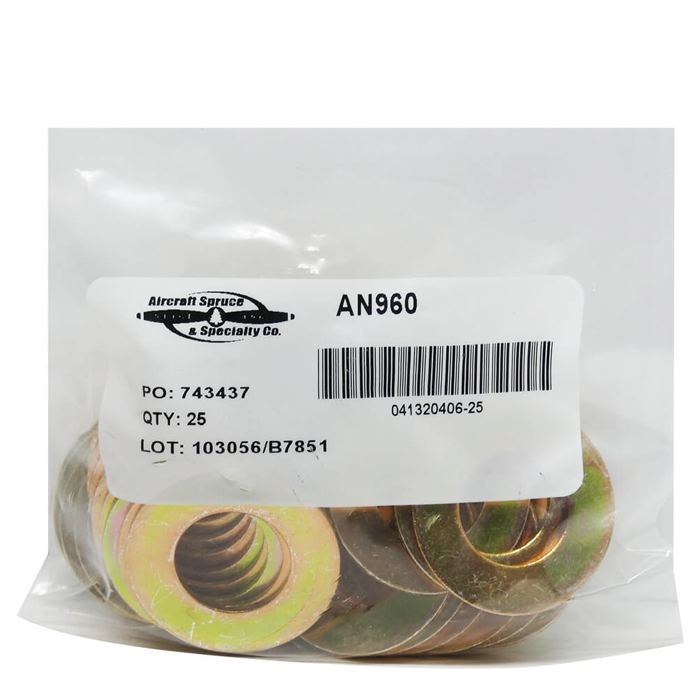 AN960C816 Stainless Washer (Pack Of 25)
