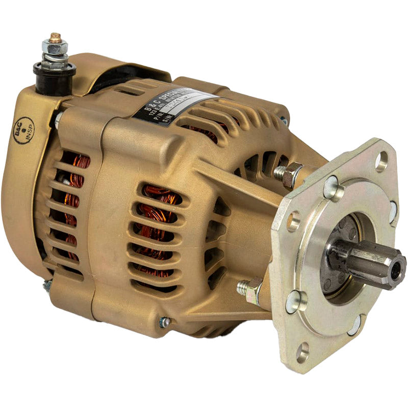 B&C Alternator Spline Driven For M14P 30 Amp BC413-H with LS-1B 28V - for Homebuilt