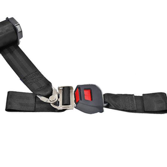 3-Pt Reel Assembly Plastic Buckle Black