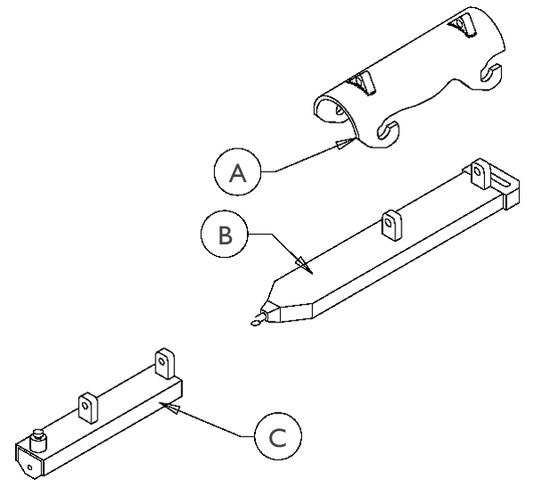 Brackett Wheel Carrier For Bdw-206Lr Bdw-206Lrh