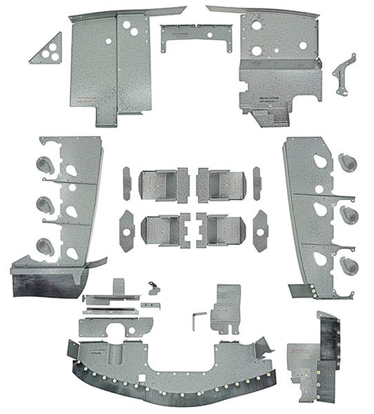 Airforms Inc. Engine Baffle Kit Powder Coated Blue - CT206-8586-PCBL