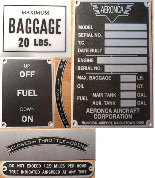 7Ac Fuel On/Off Placard