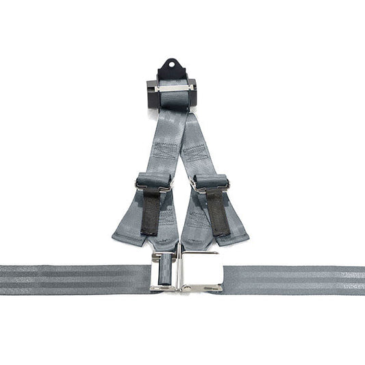 Crew,4-Pt Lift Lever Assembly Adjusters On Harness Gray