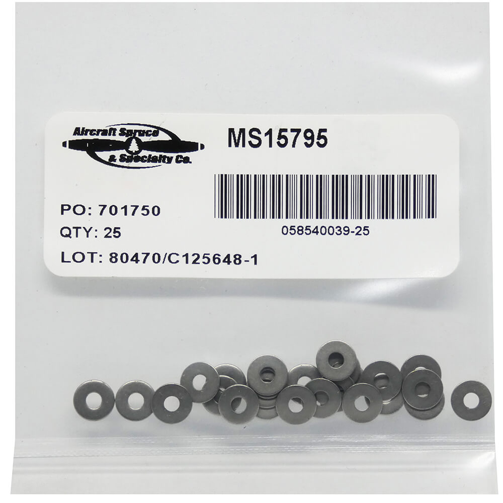Flat Washers MS15795-802 (Pack Of 25)