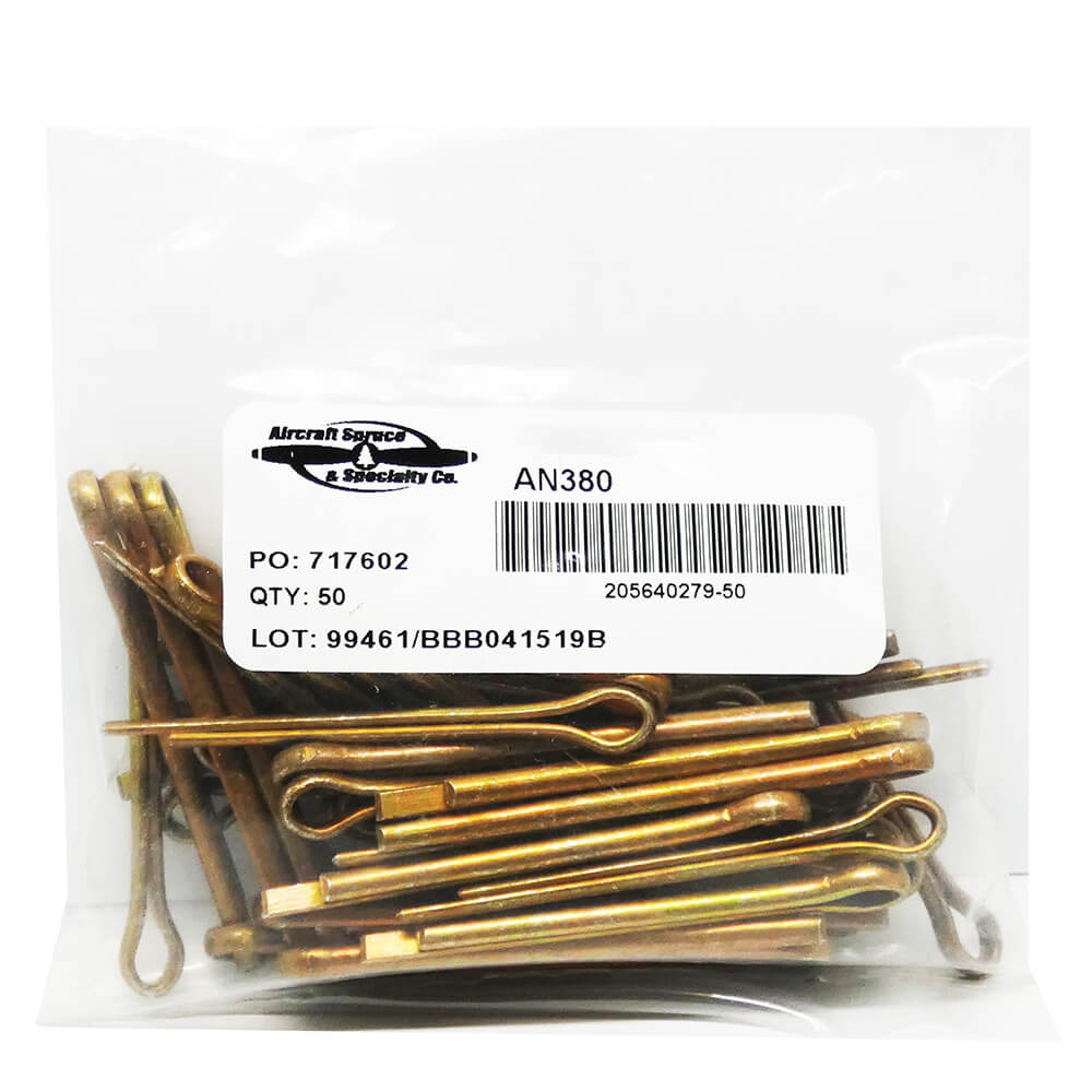 Cotter Pin AN380-4-6 Cad. MS24665-357 (Pack Of 50)