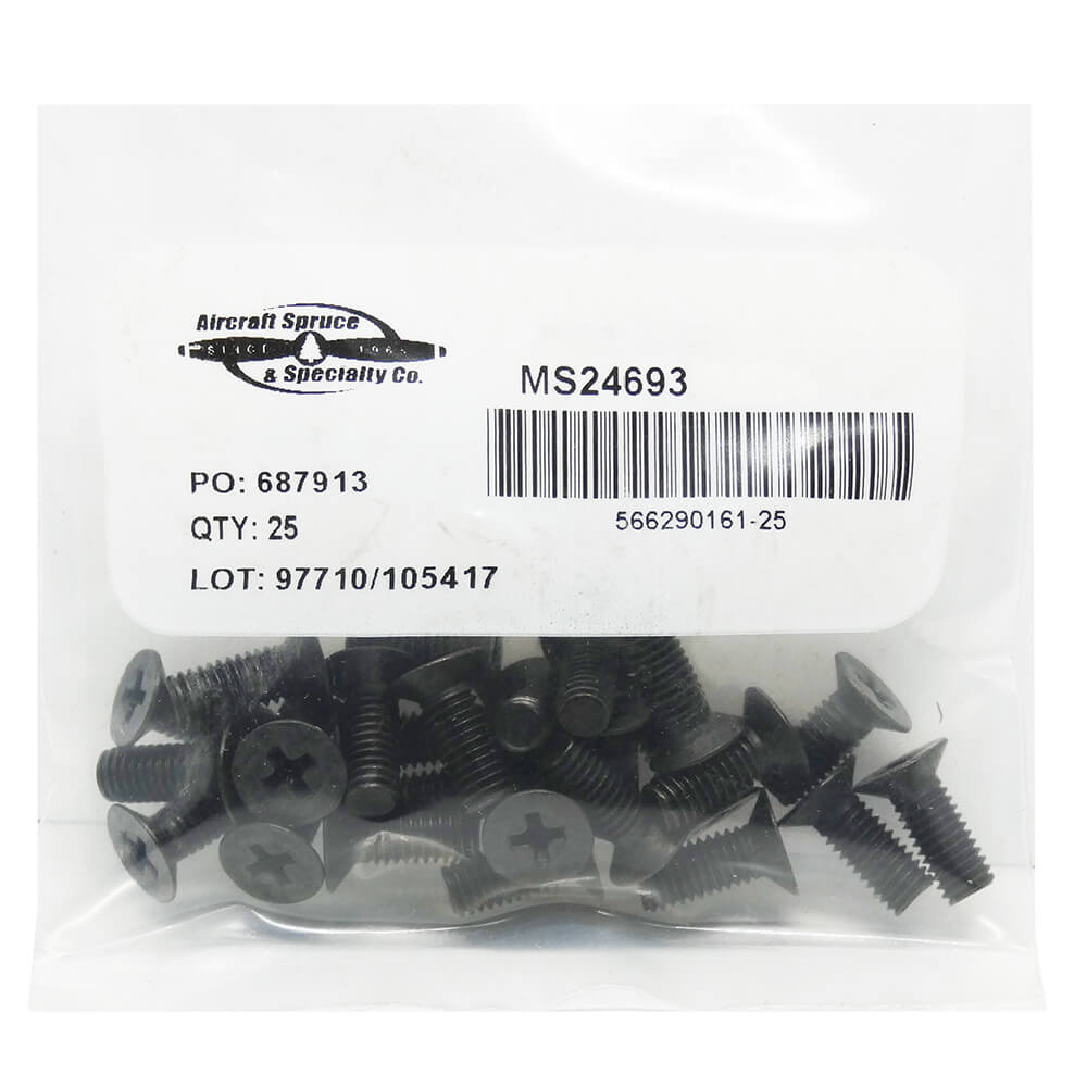 MS24693BB29 Ph,100 Deg,Flight Hd (Pack Of 25)