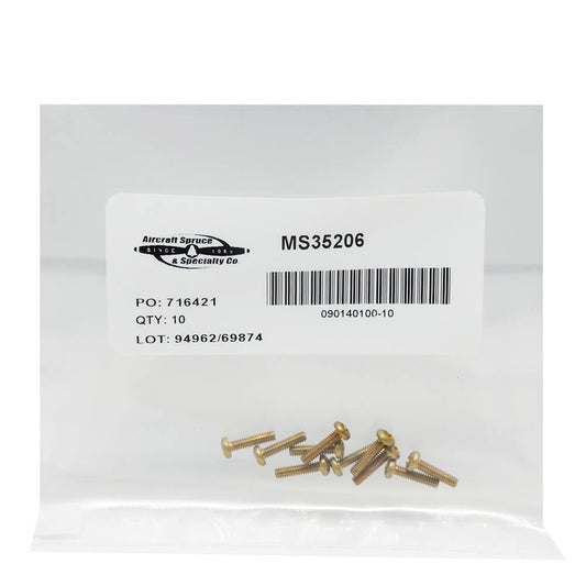 Machine Screw MS35206-223 (Pack Of 10)