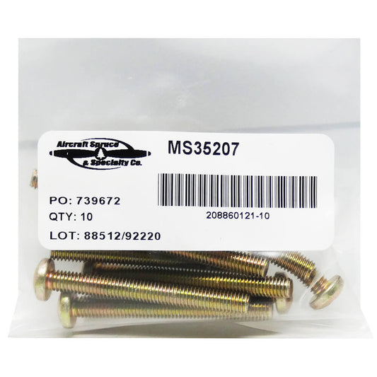 MS35207-281 Screw (Pack Of 10)