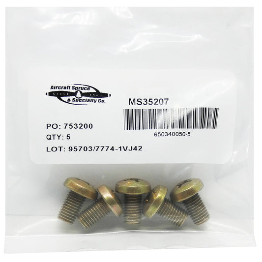 MS35207-278 Screw (Pack Of 5)